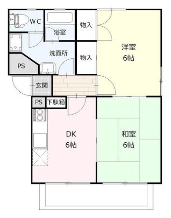 アネシスKの物件間取画像